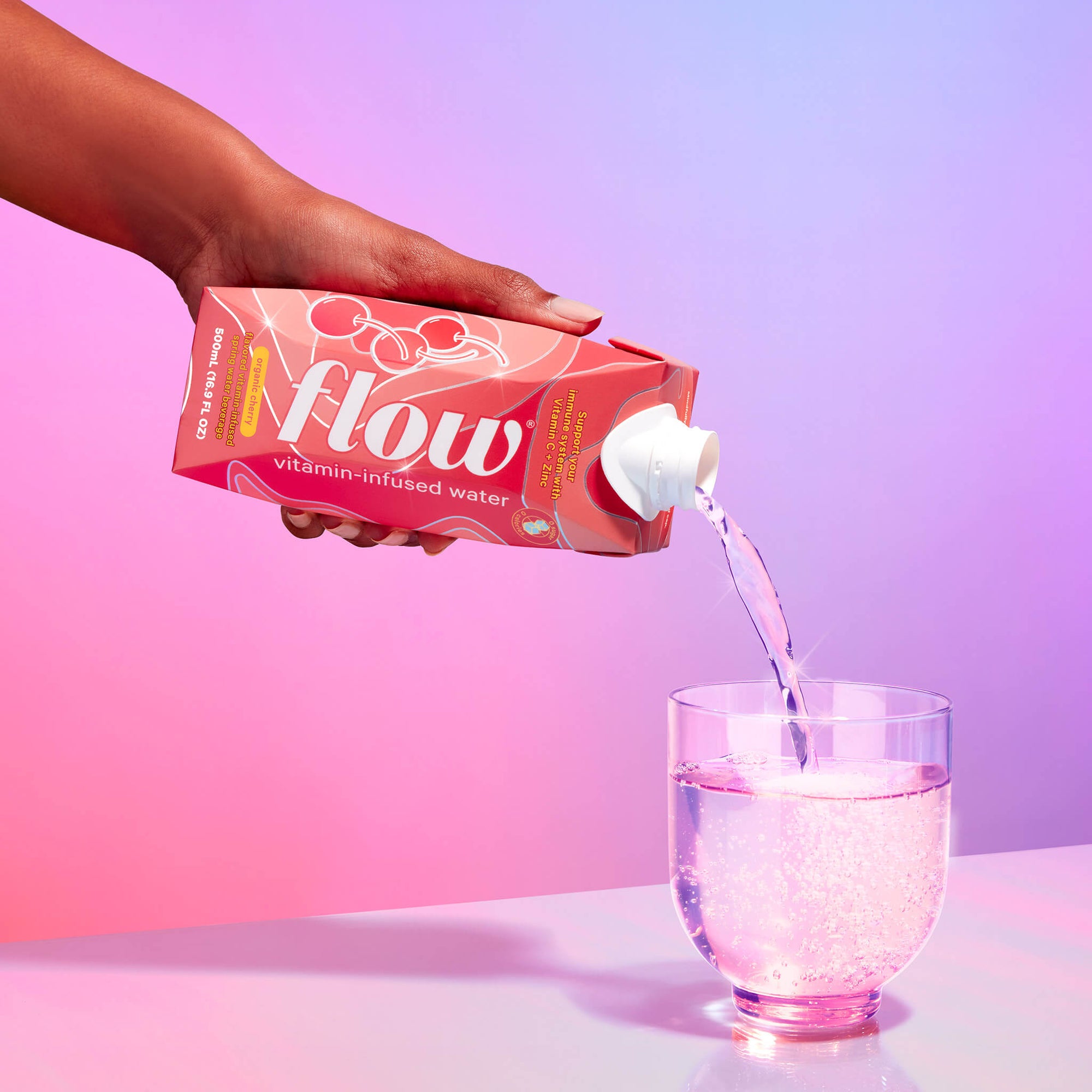 12 Pack of 500ml - Vitamin Infused Cherry