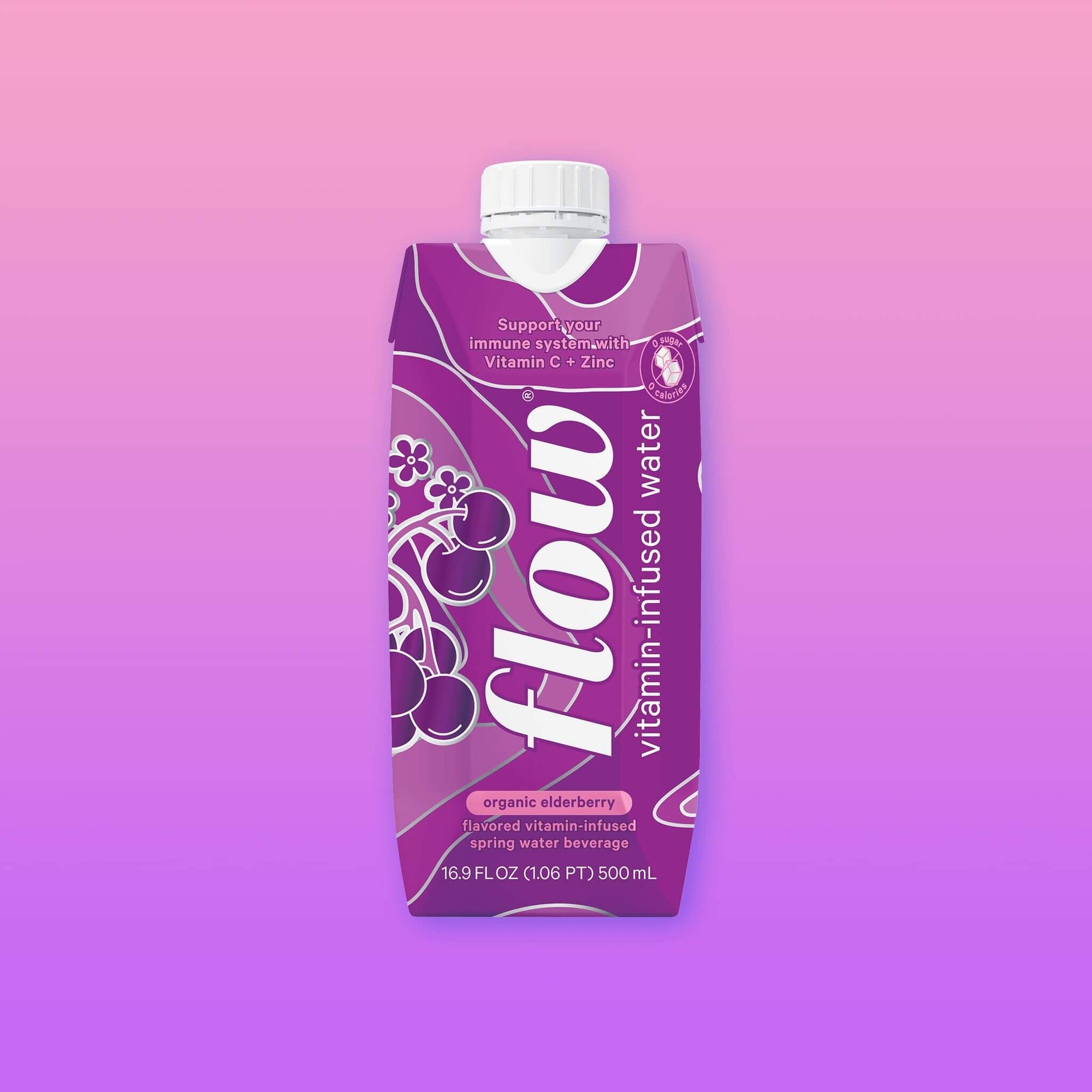 12 Pack of 500ml - Vitamin Infused Elderberry
