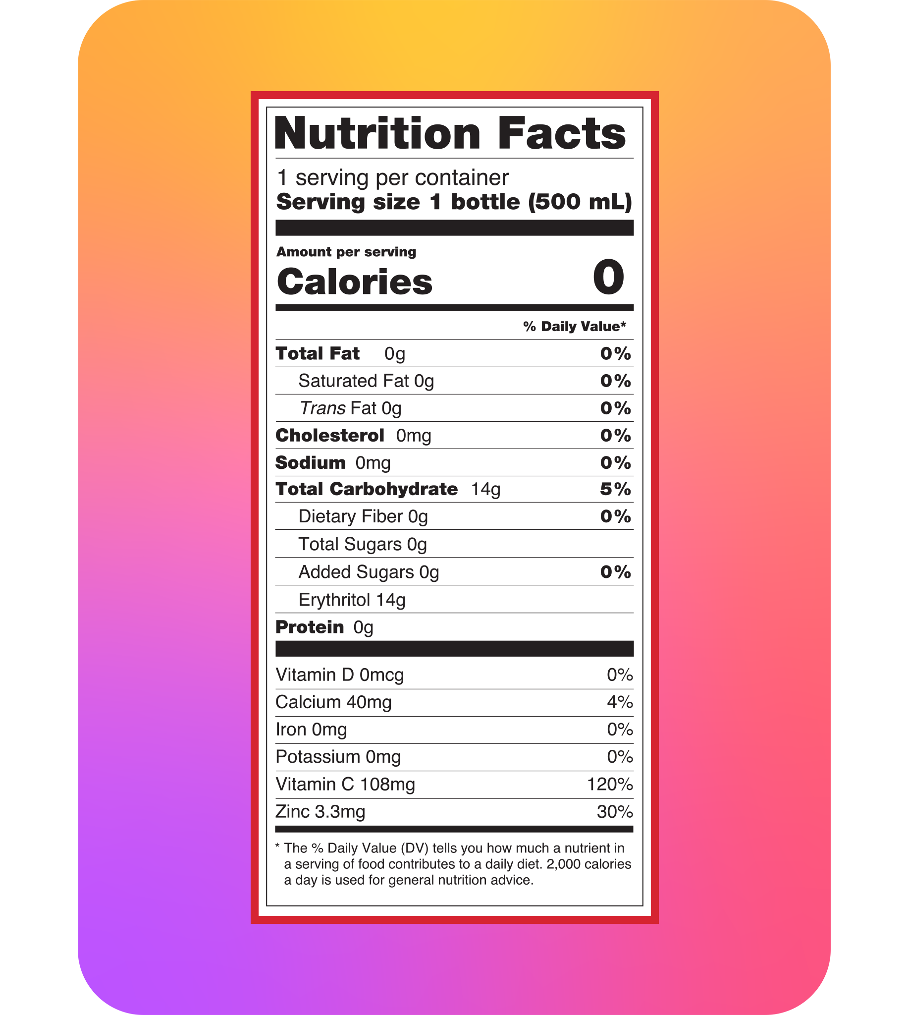 12 Pack of 500ml - Vitamin Infused Cherry