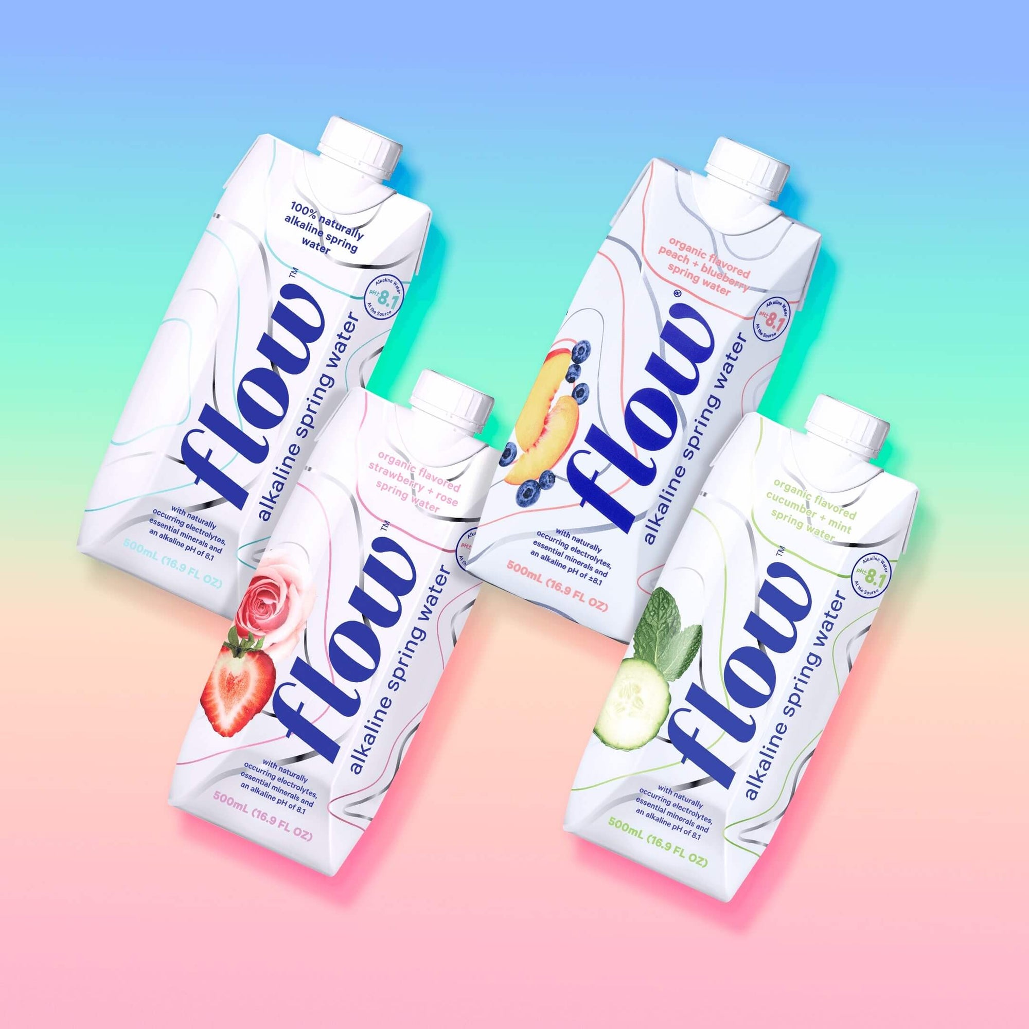 12 pack of 500ml - Flow Favorites Variety Case